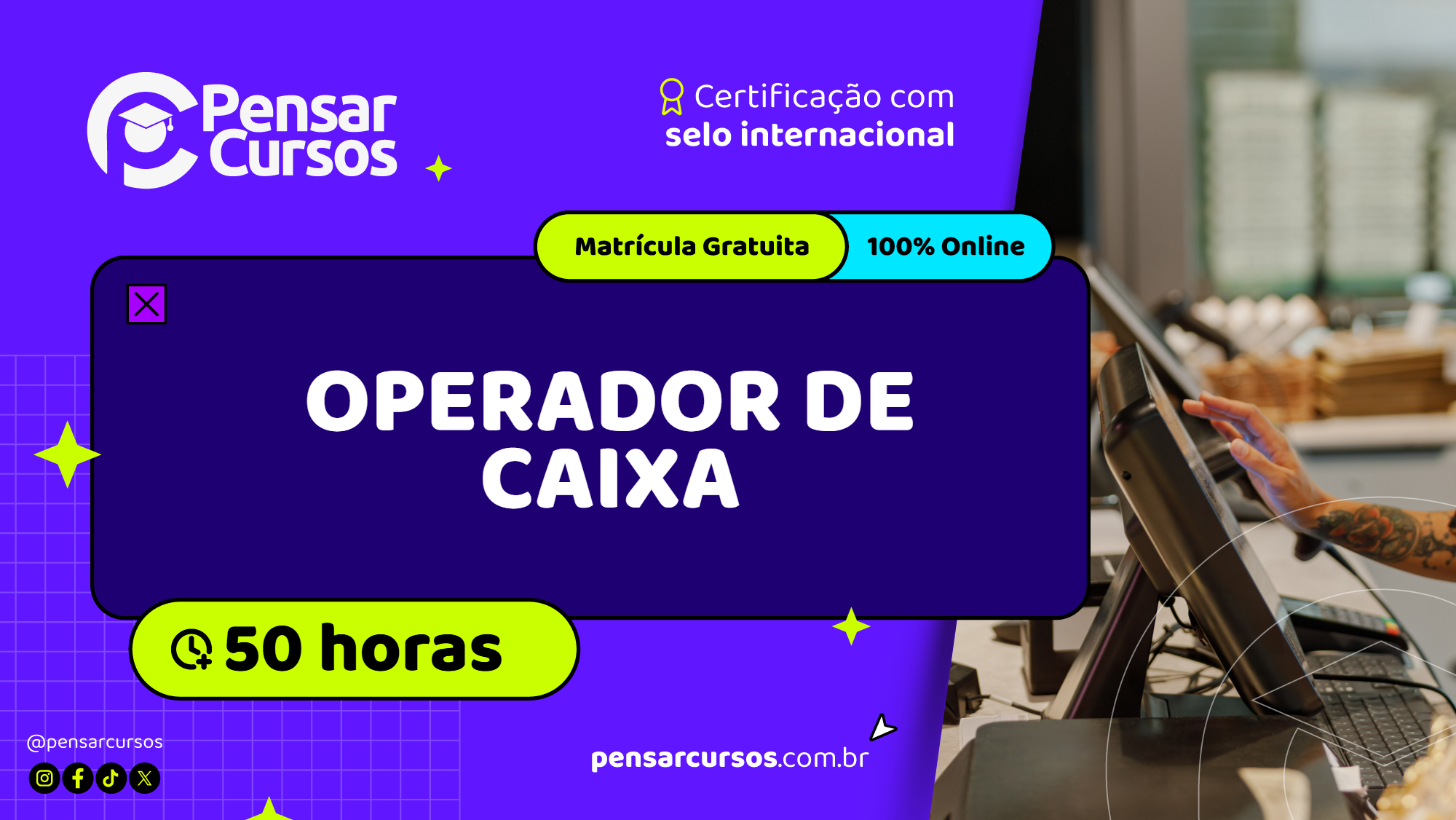 Curso de Operador de Caixa