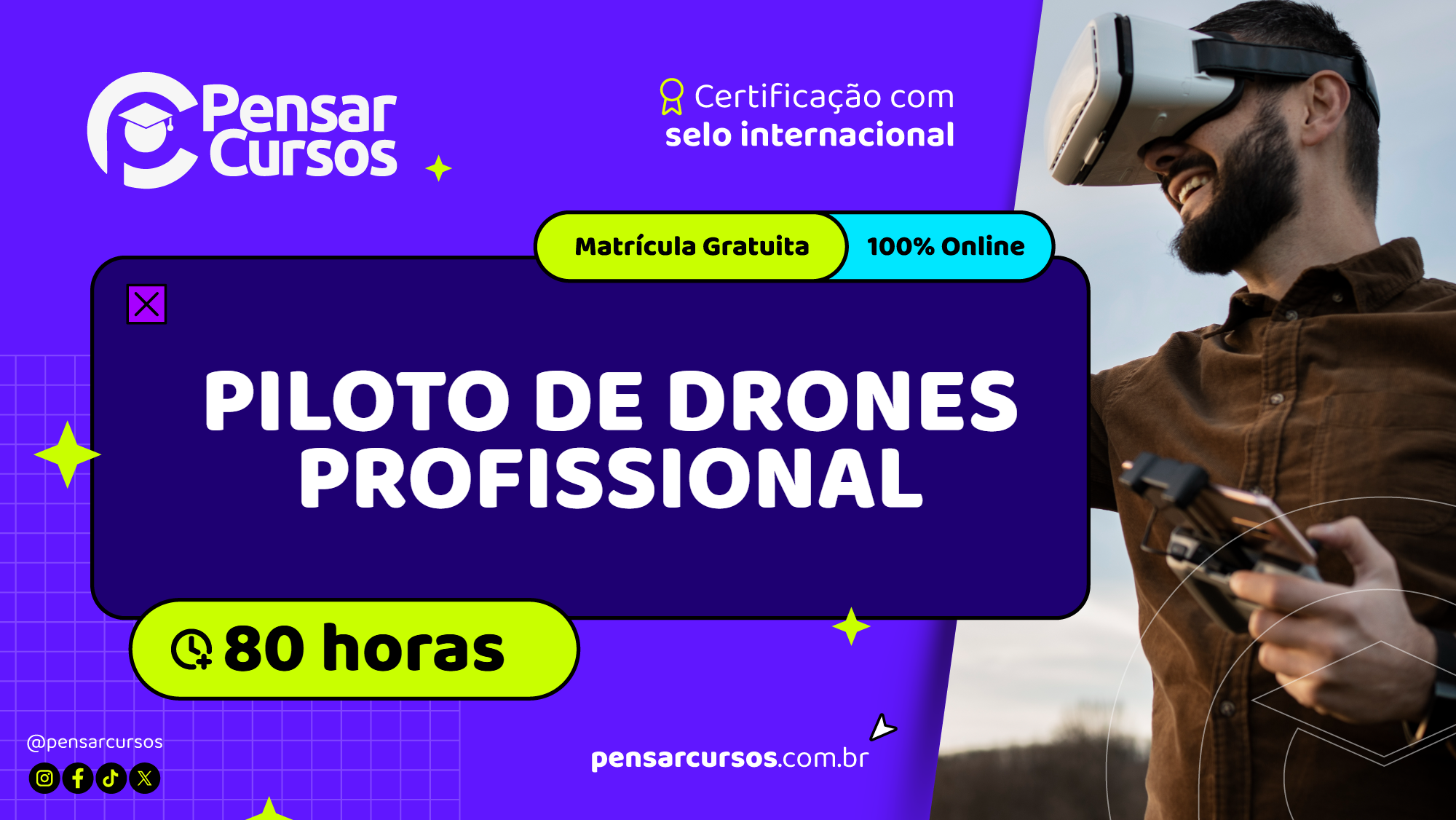 Piloto de Drones Profissional