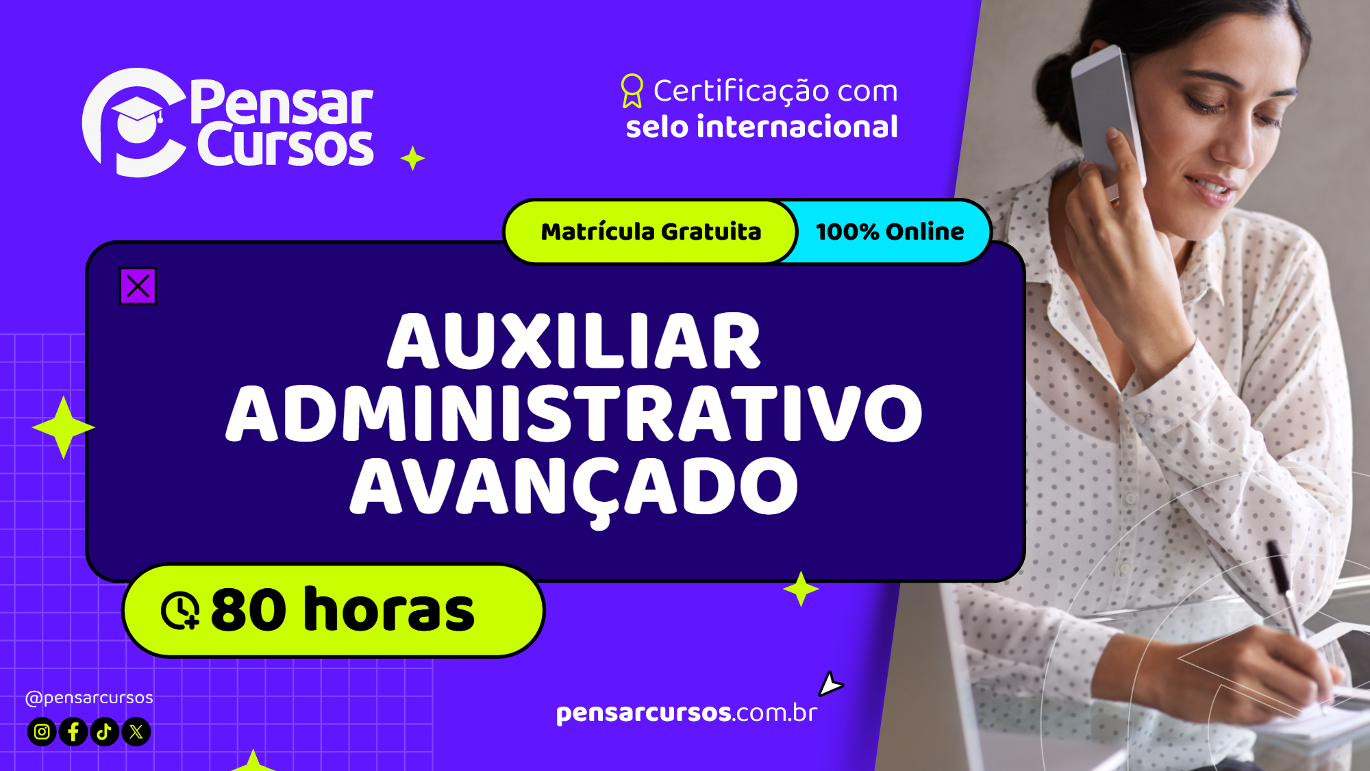Auxiliar Administrativo Avançado