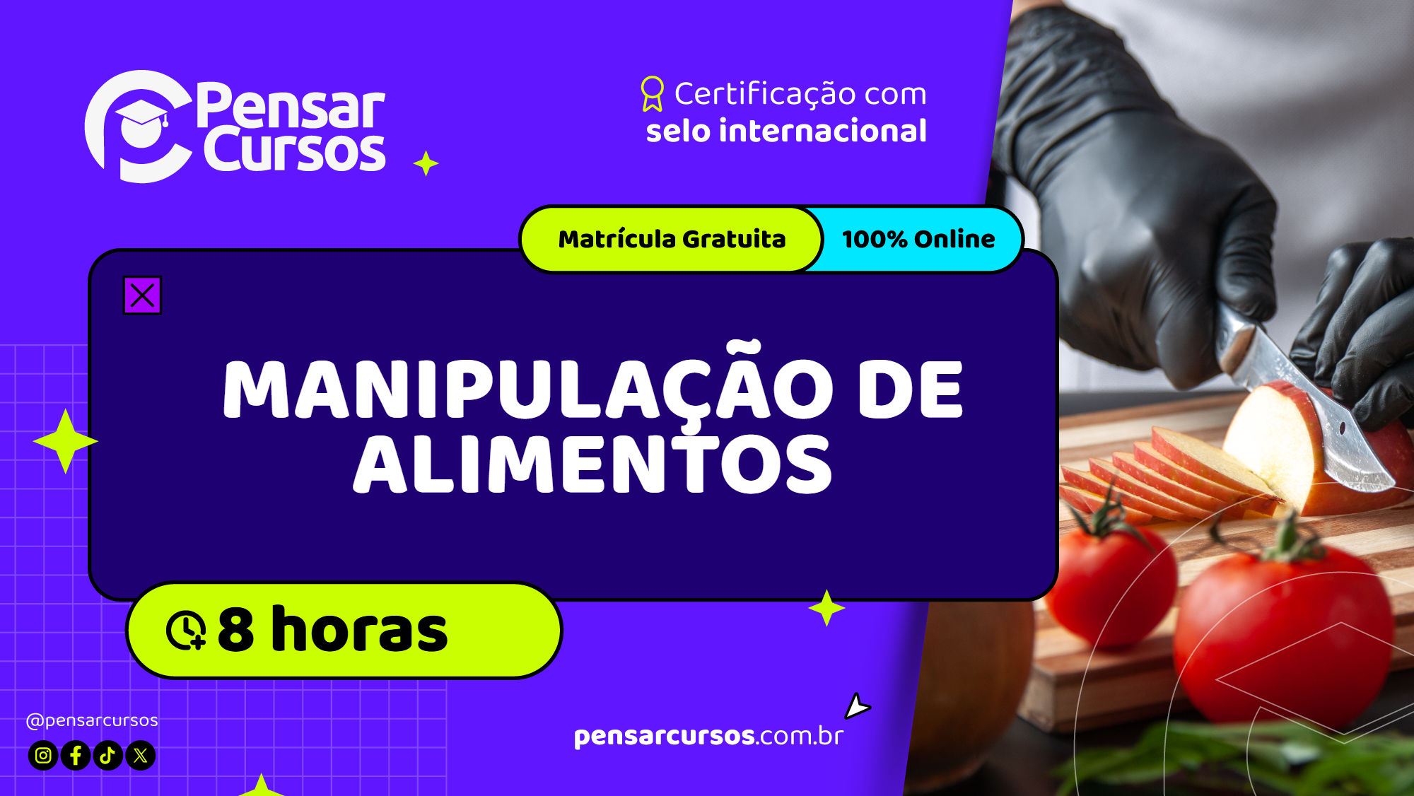 Minicurso Manipulação de Alimentos