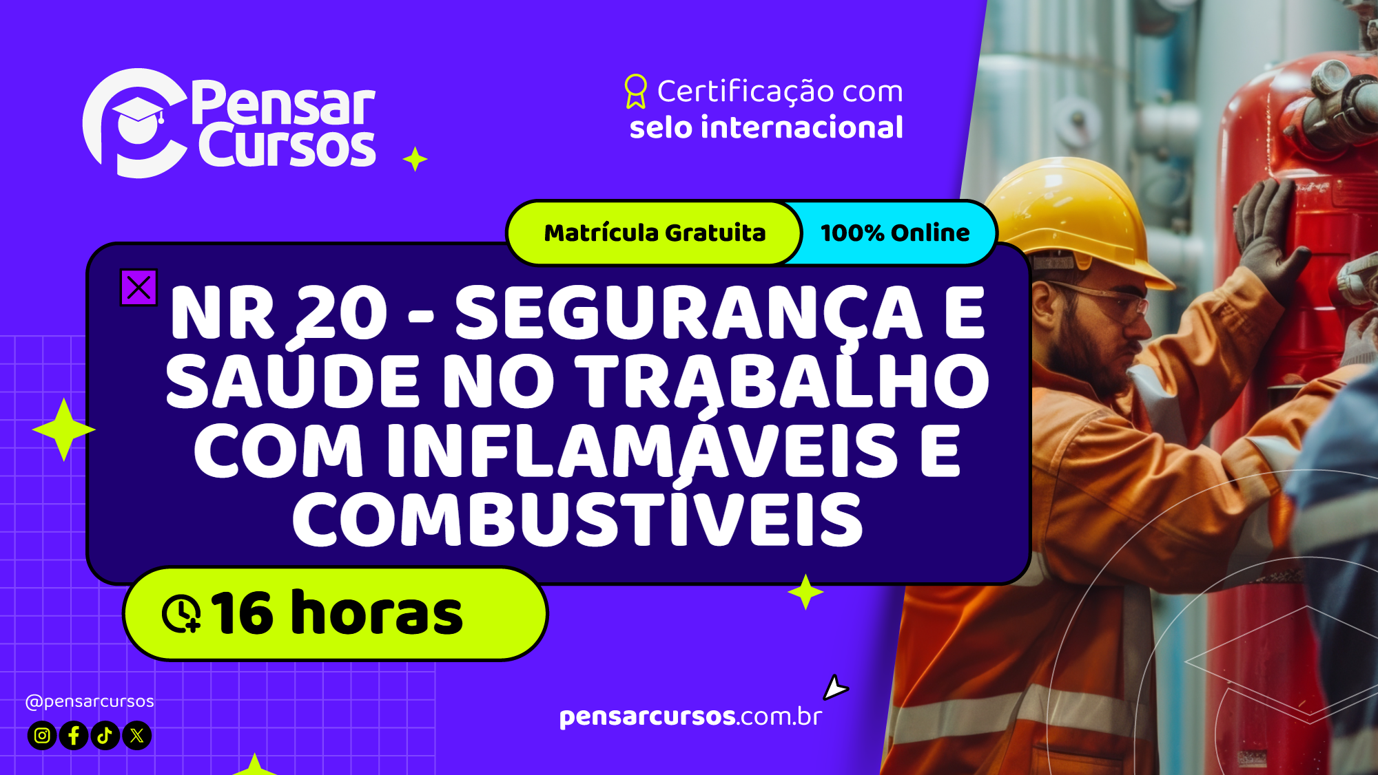 NR 20 - Segurança e Saúde no Trabalho com Inflamáveis e Combustíveis