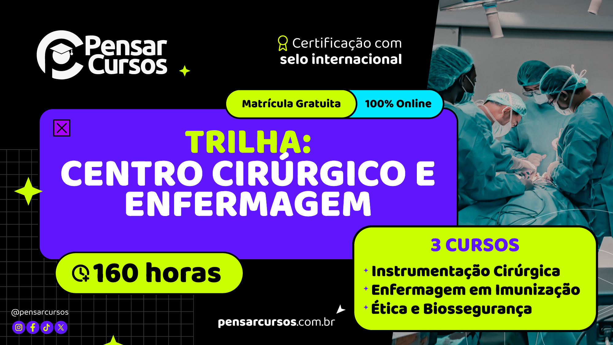 Trilha Centro Cirúrgico e Enfermagem
