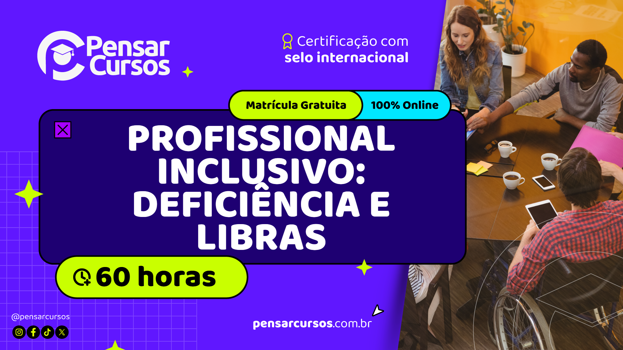 Profissional Inclusivo: Deficiência e Libras