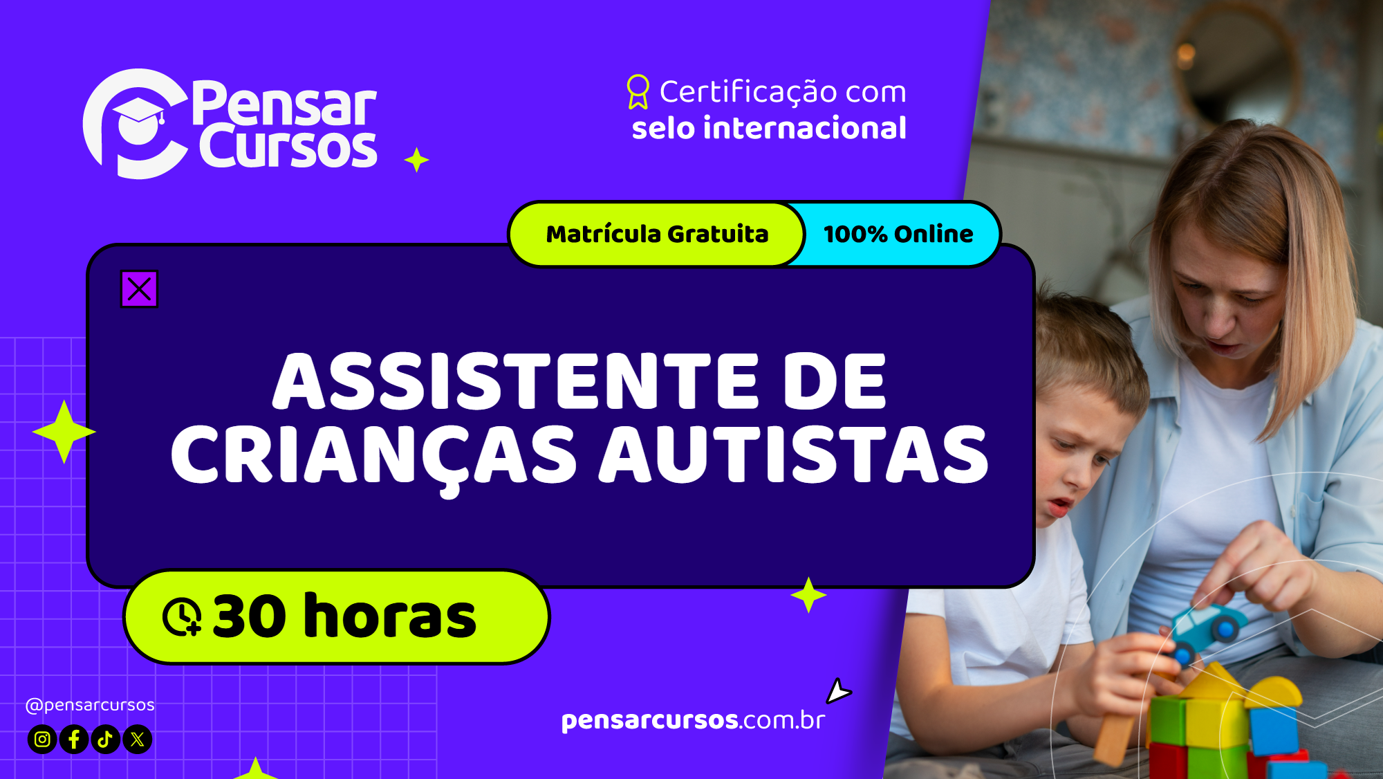 Assistente de Crianças Autistas
