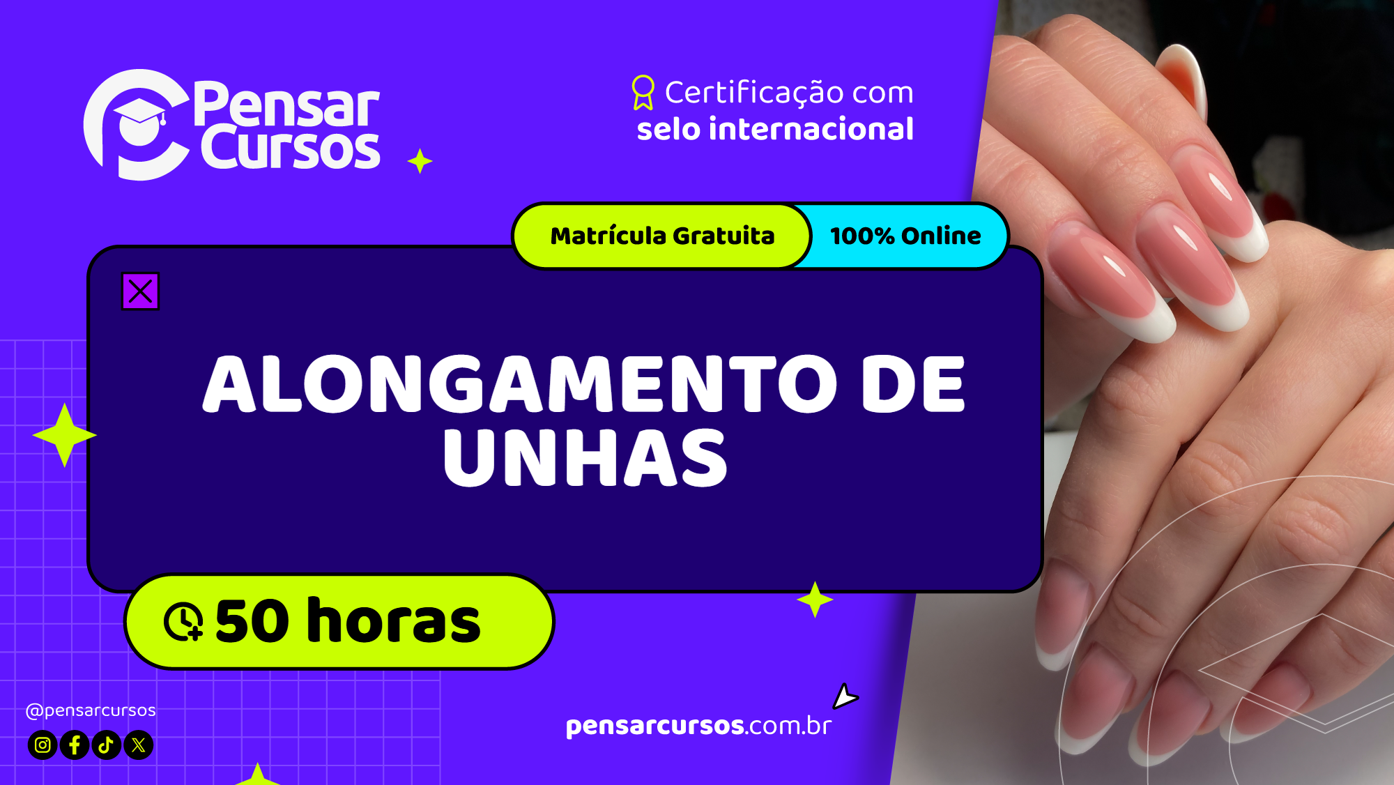 Alongamento de Unhas