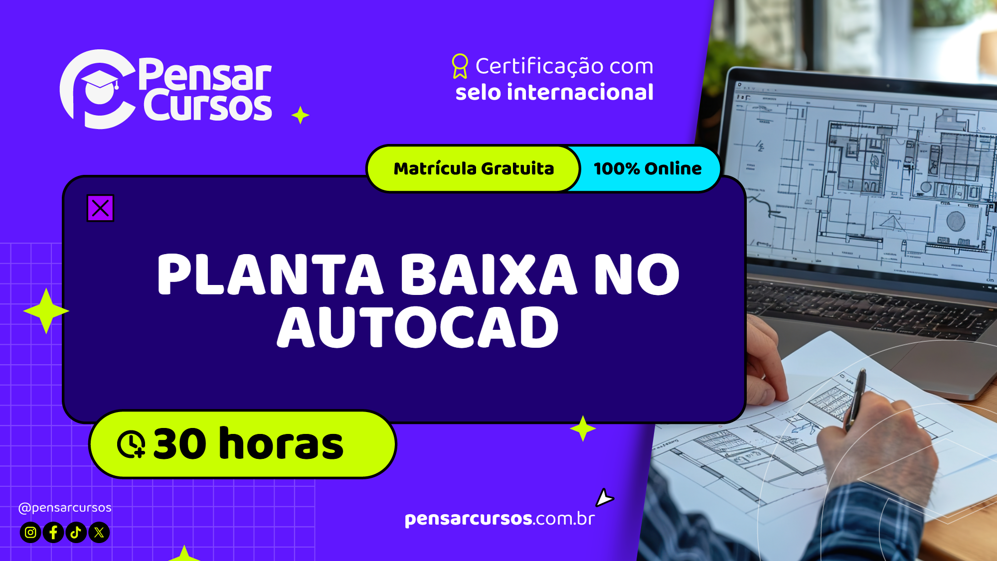 Planta Baixa no AutoCAD 