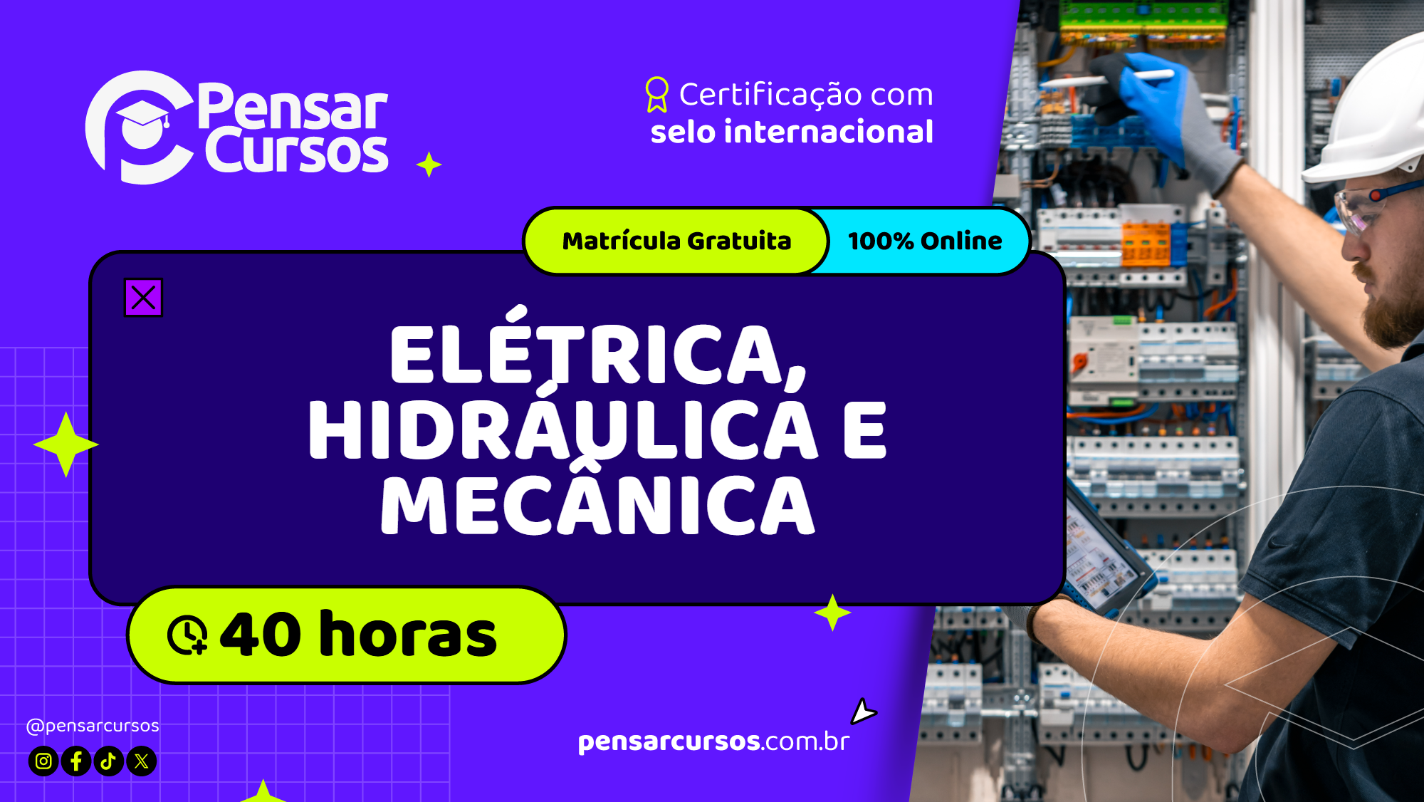 Elétrica, Hidráulica e Mecânica