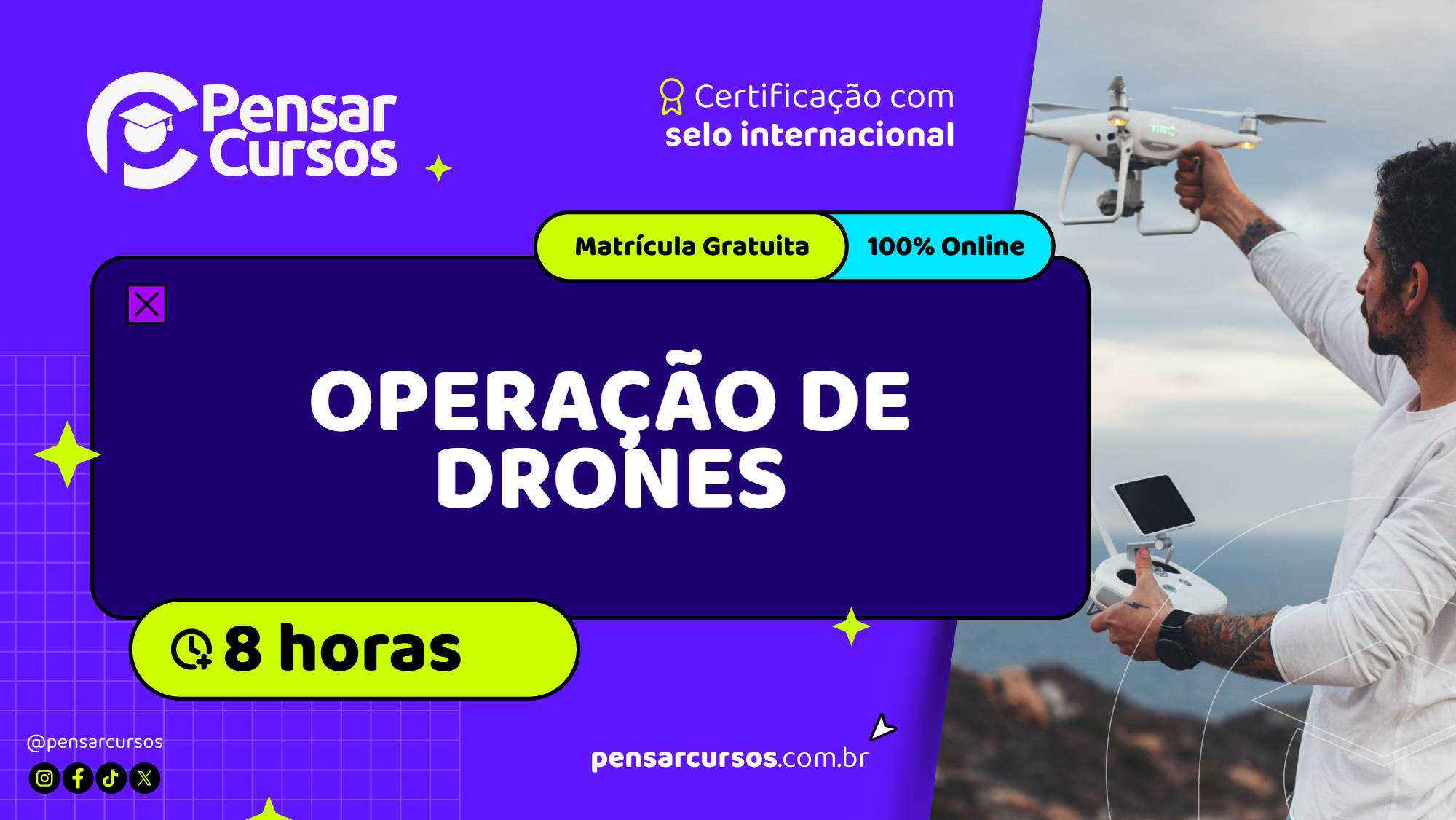 Minicurso Operação de Drones 