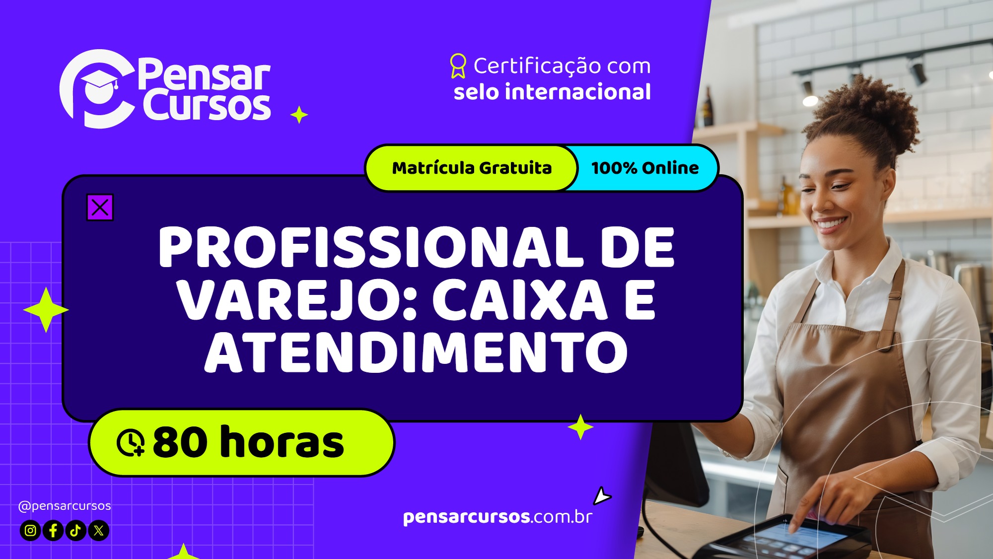 Profissional de Varejo: Caixa e Atendimento