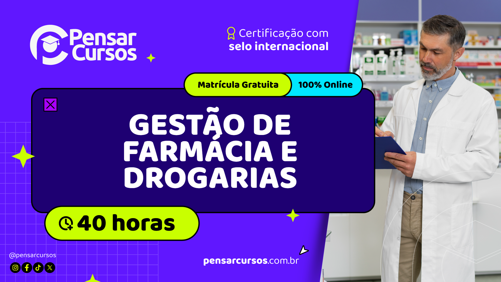 Gestão de Farmácia e Drogarias