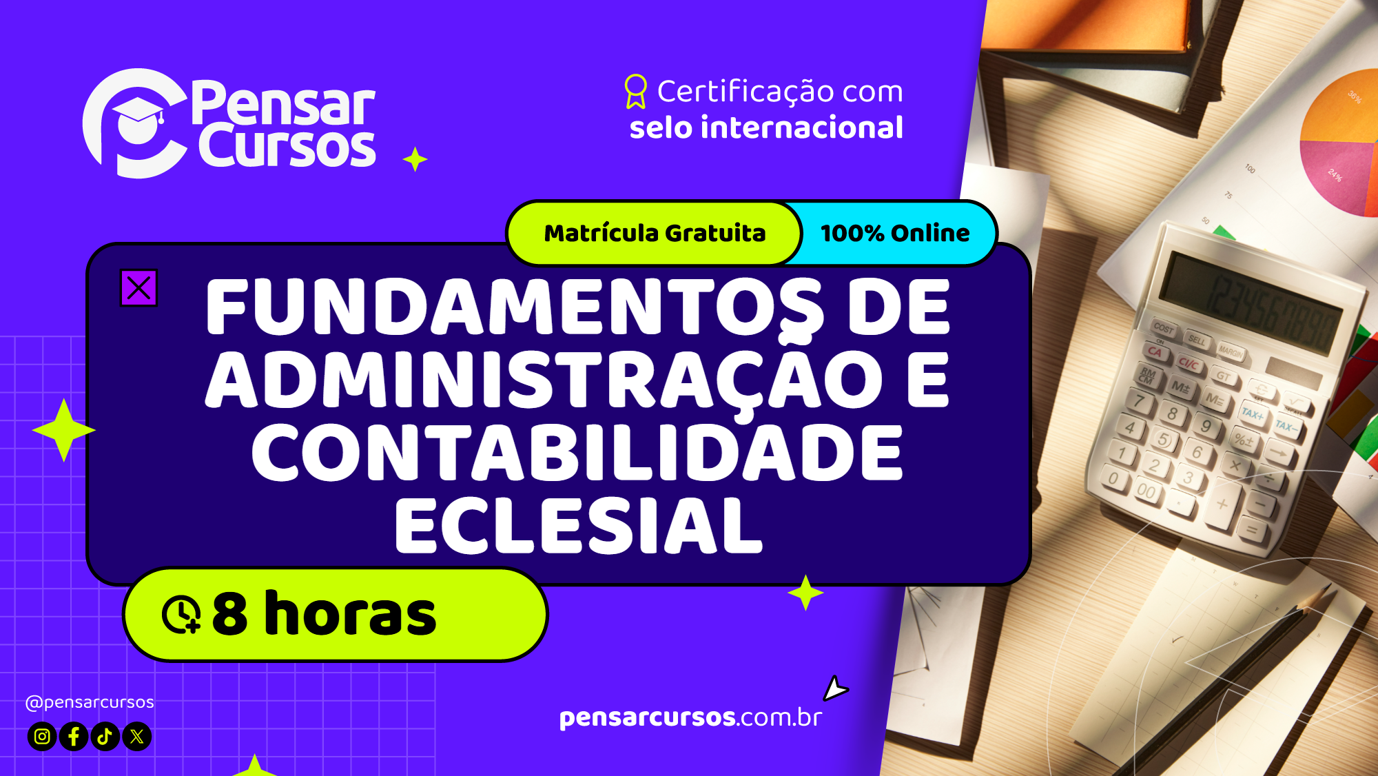 Minicurso Fundamentos de Administração e Contabilidade Eclesial 