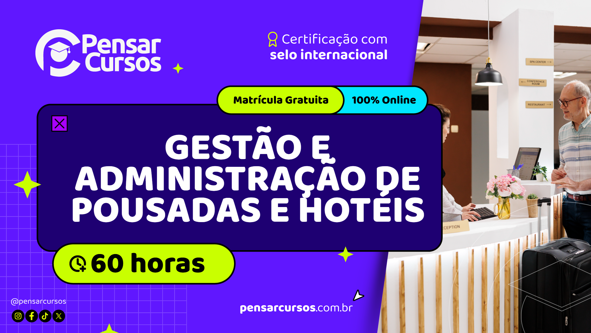 Gestão e Administração de Pousadas e Hotéis