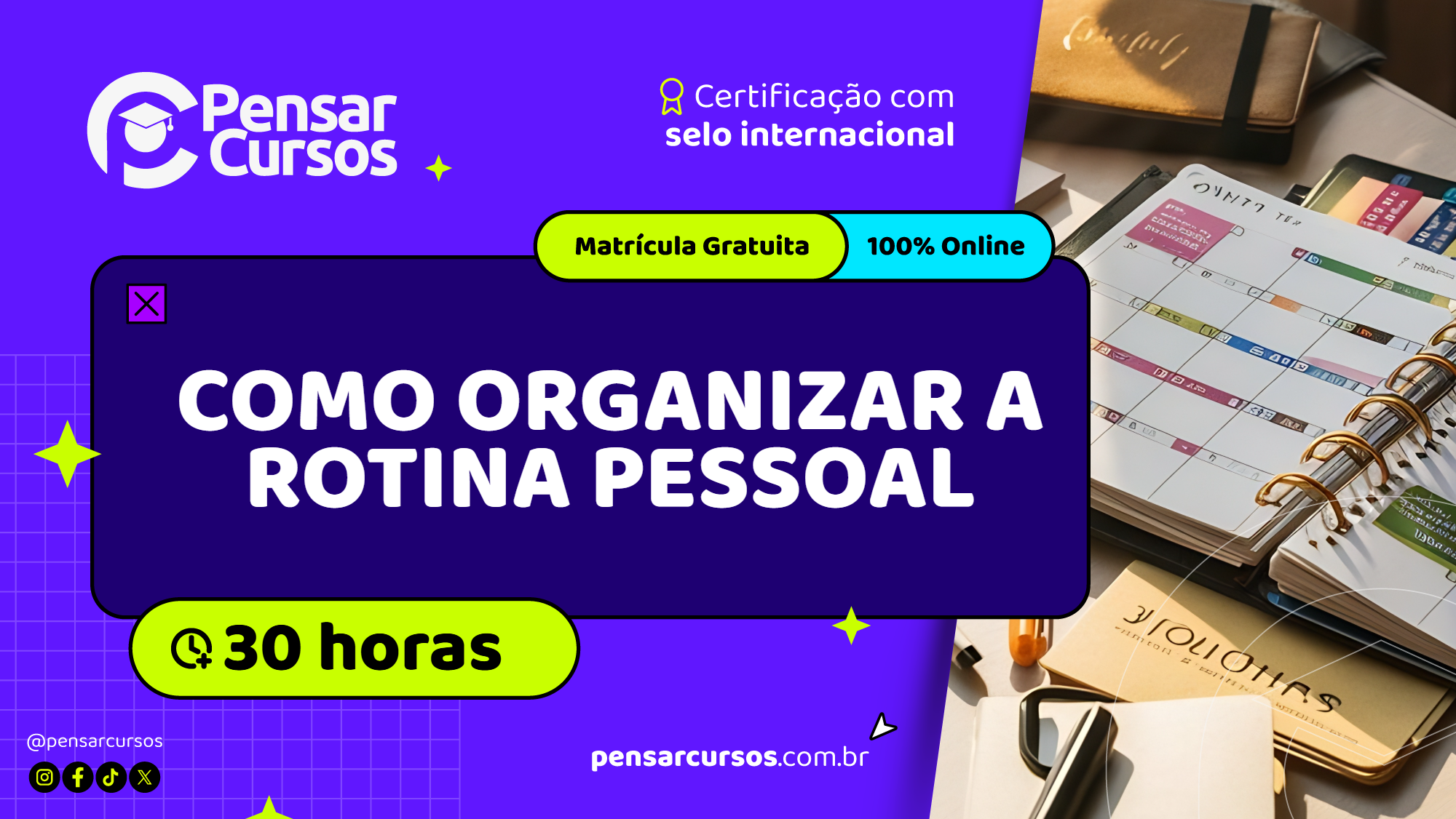 Como Organizar a Rotina Pessoal