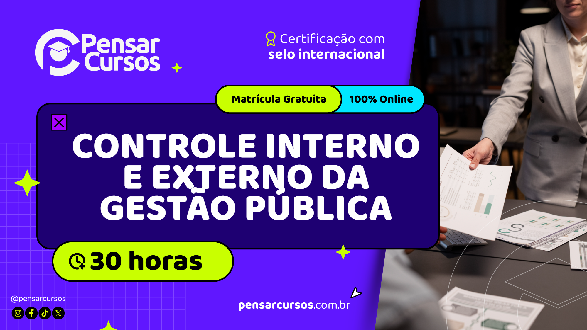 Controle Interno e Externo da Gestão Pública