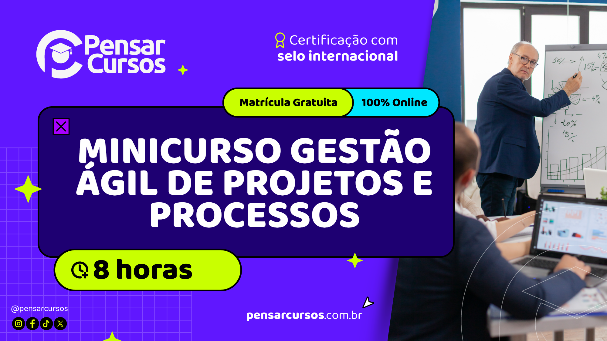 Minicurso Gestão Ágil de Projetos e Processos