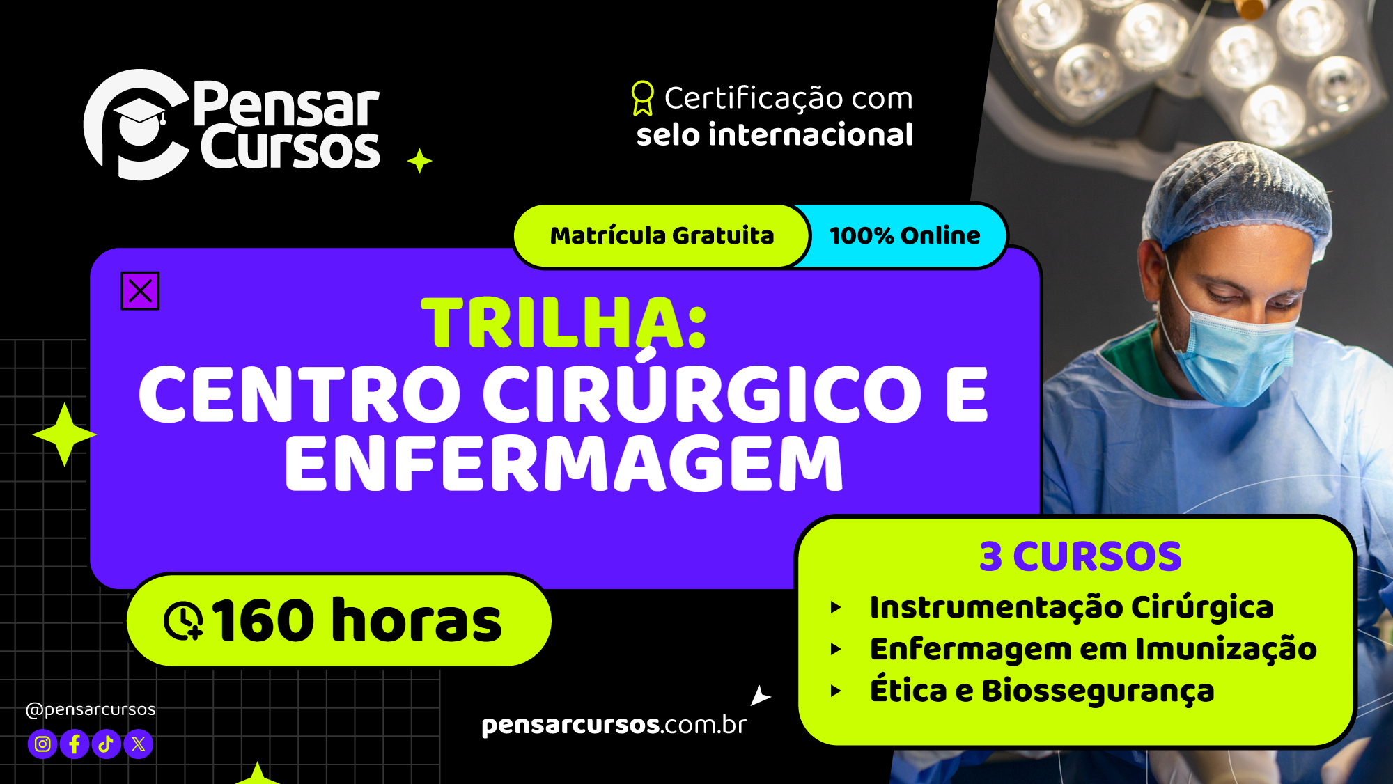 Trilha Centro Cirúrgico e Enfermagem