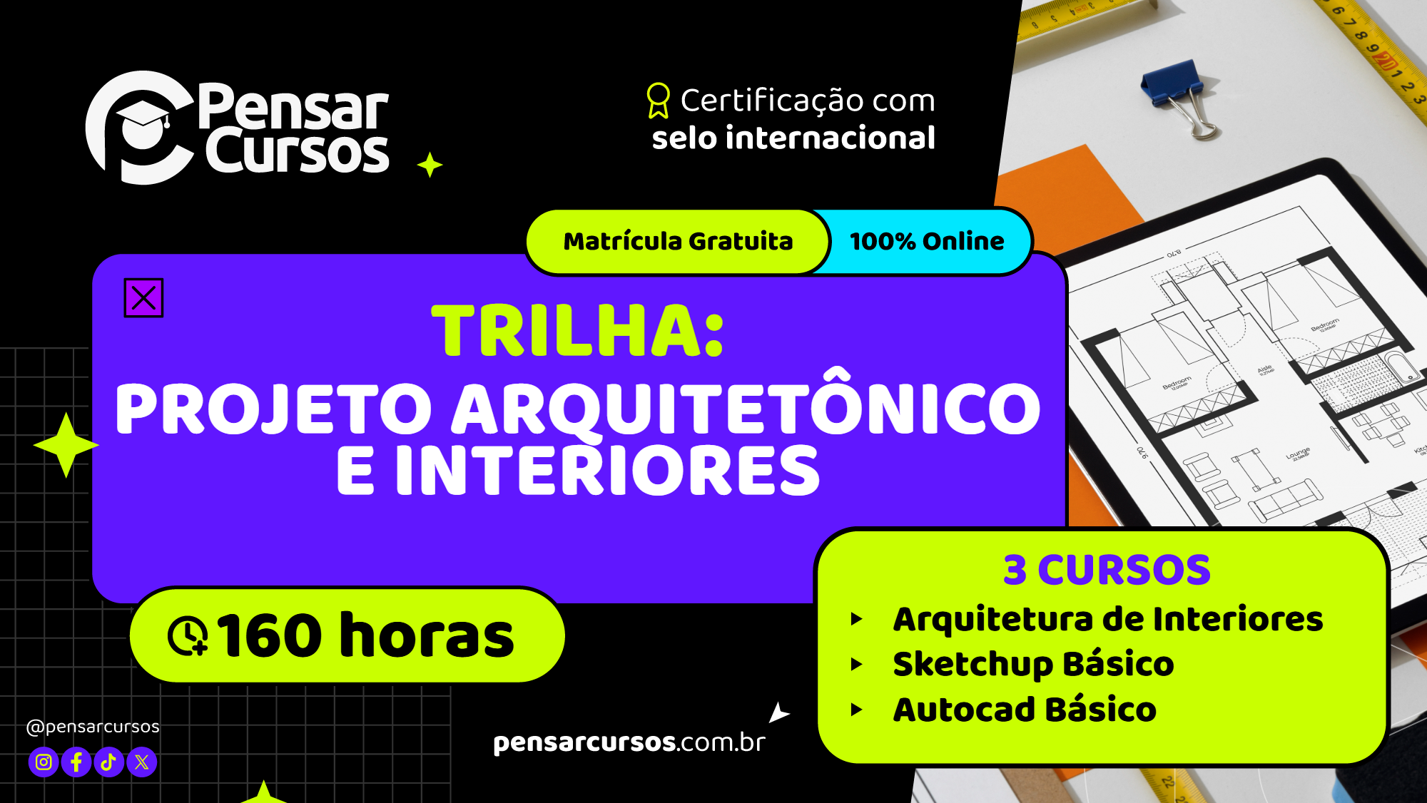 Trilha Projeto Arquitetônico e Interiores