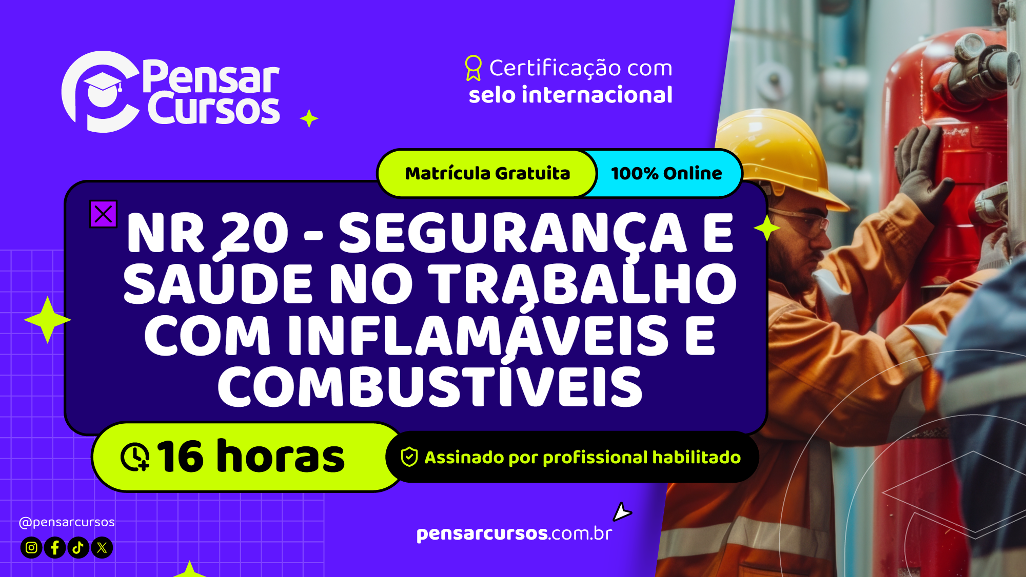NR 20 - Segurança e Saúde no Trabalho com Inflamáveis e Combustíveis