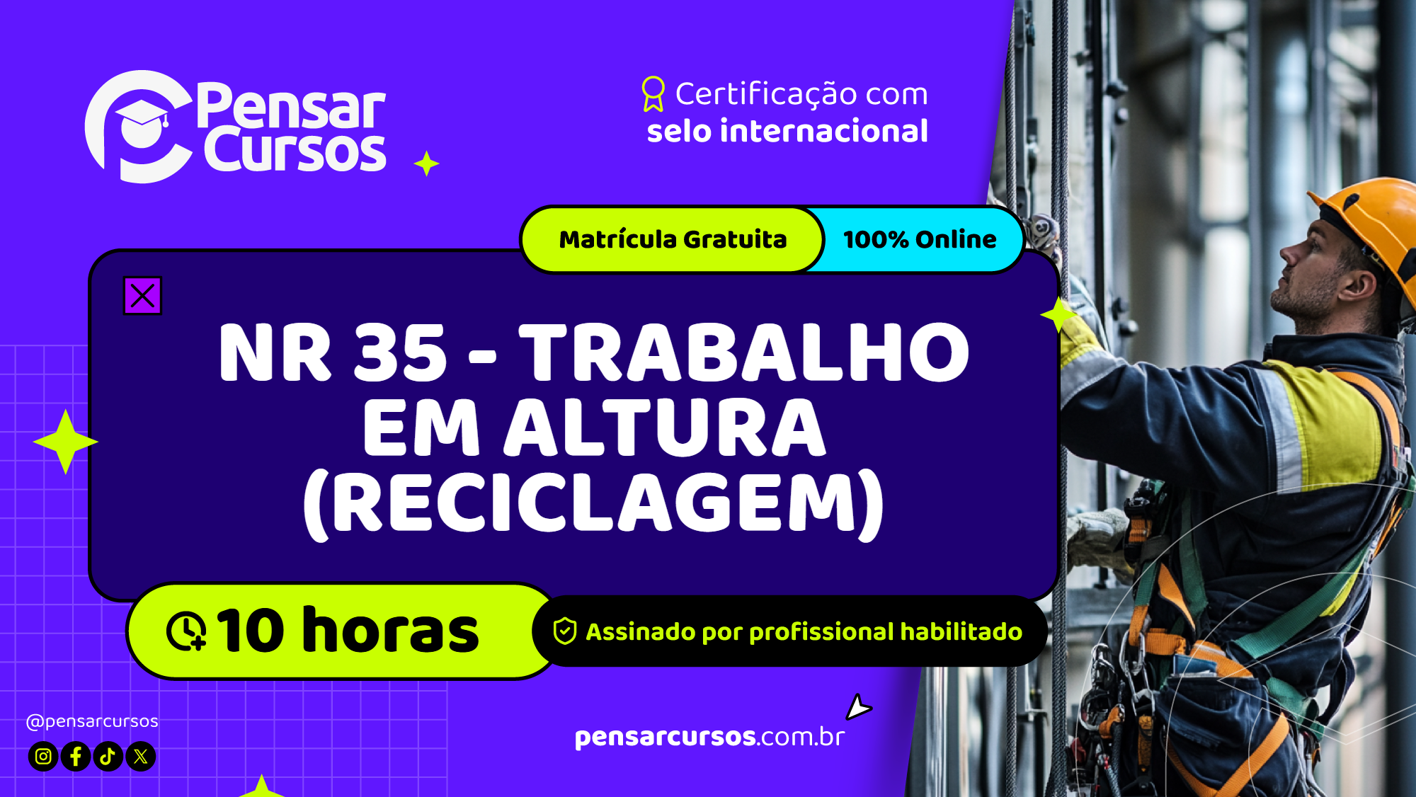 NR 35 - Trabalho em Altura (Reciclagem)