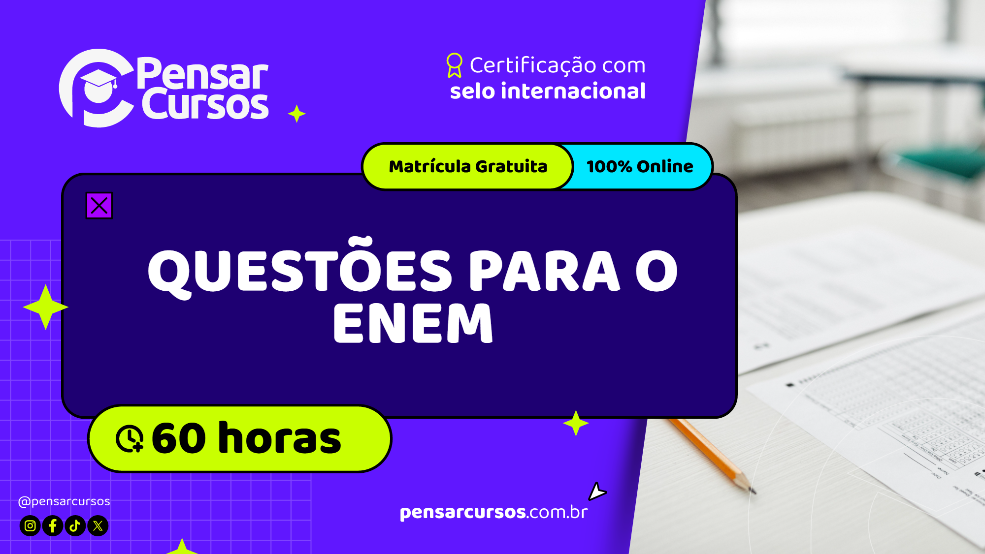 Questões para o Enem