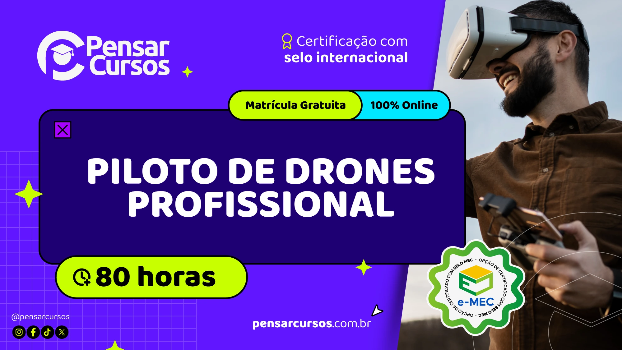 Piloto de Drones Profissional