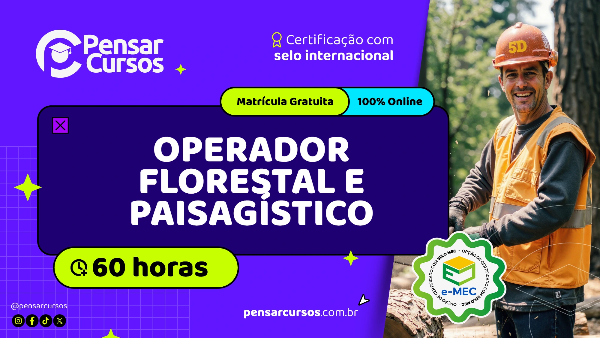 Operador Florestal e Paisagístico