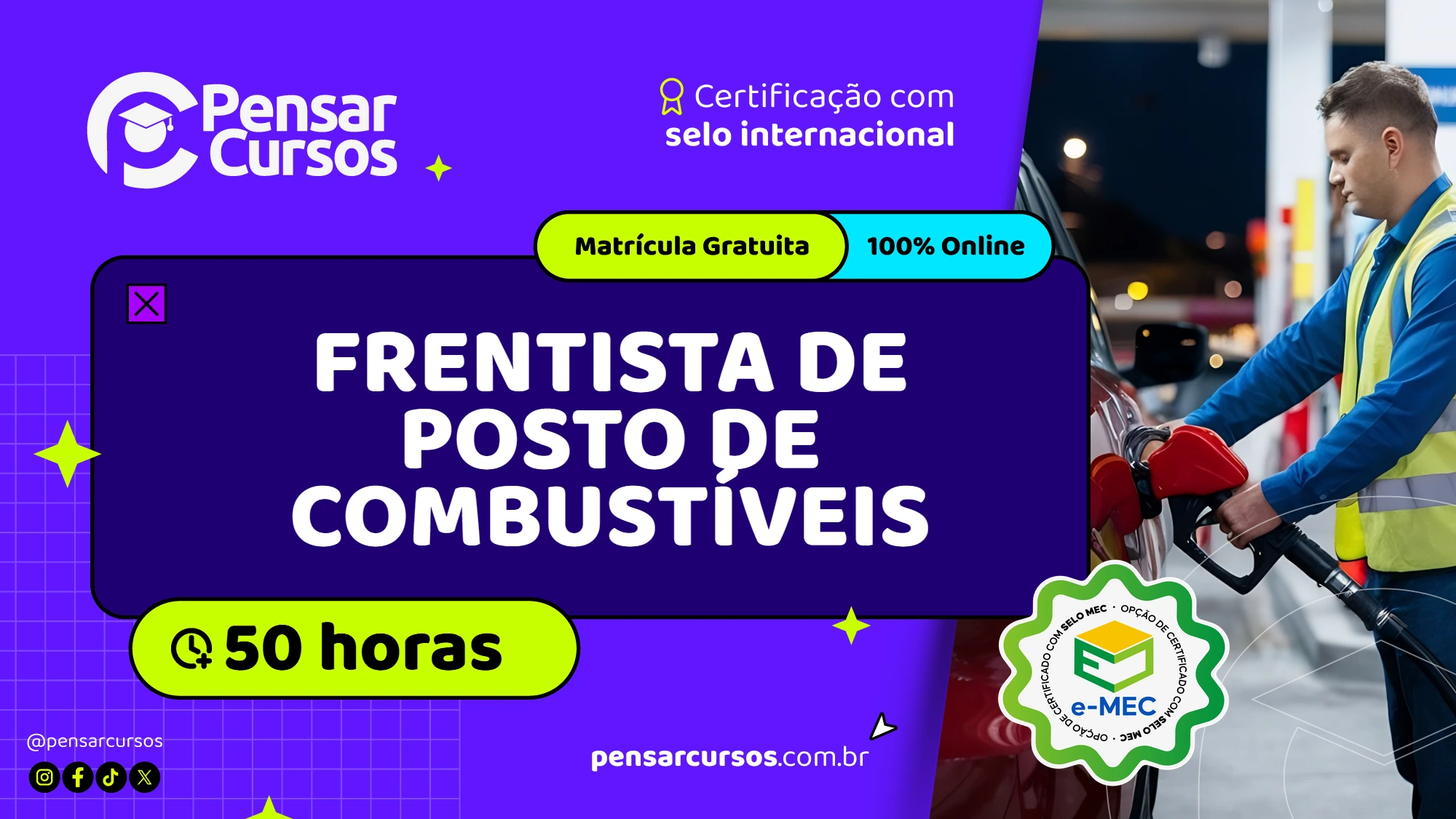 Frentista de Posto de Combustíveis