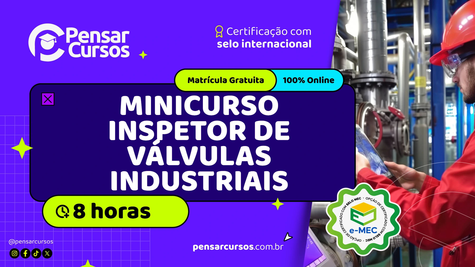 Minicurso Inspetor de Válvulas Industriais