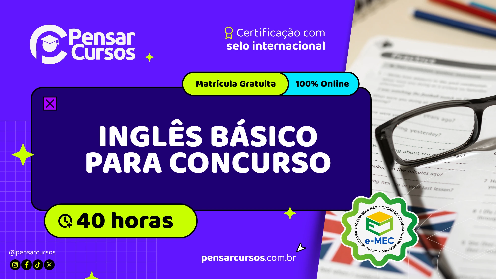 Inglês Básico para Concurso