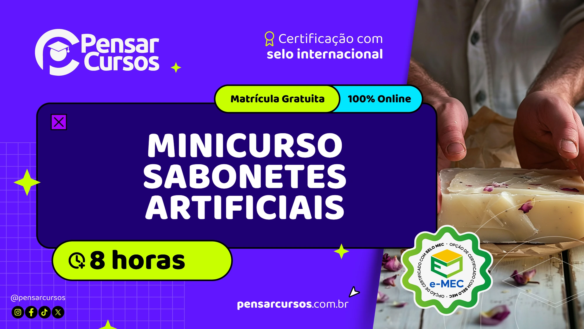 Minicurso Sabonetes Artificiais