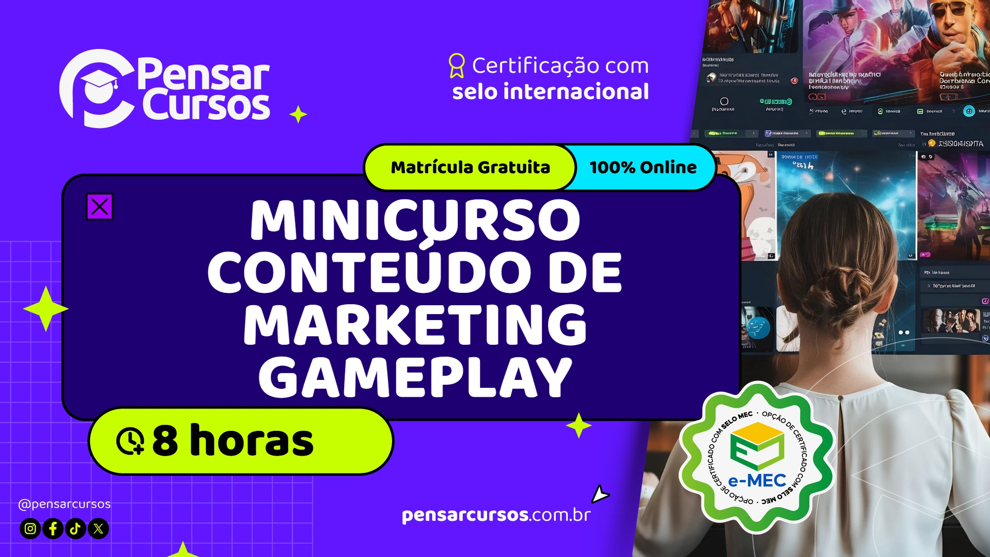 Minicurso Conteúdo de Marketing Gameplay 