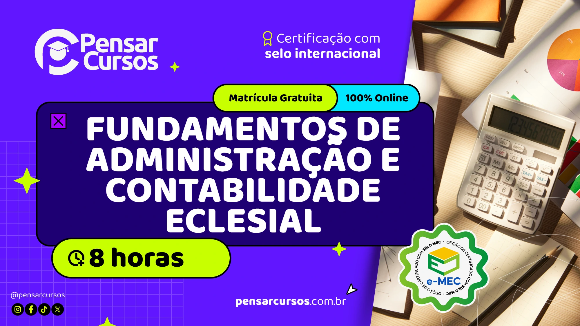 Minicurso Fundamentos de Administração e Contabilidade Eclesial 
