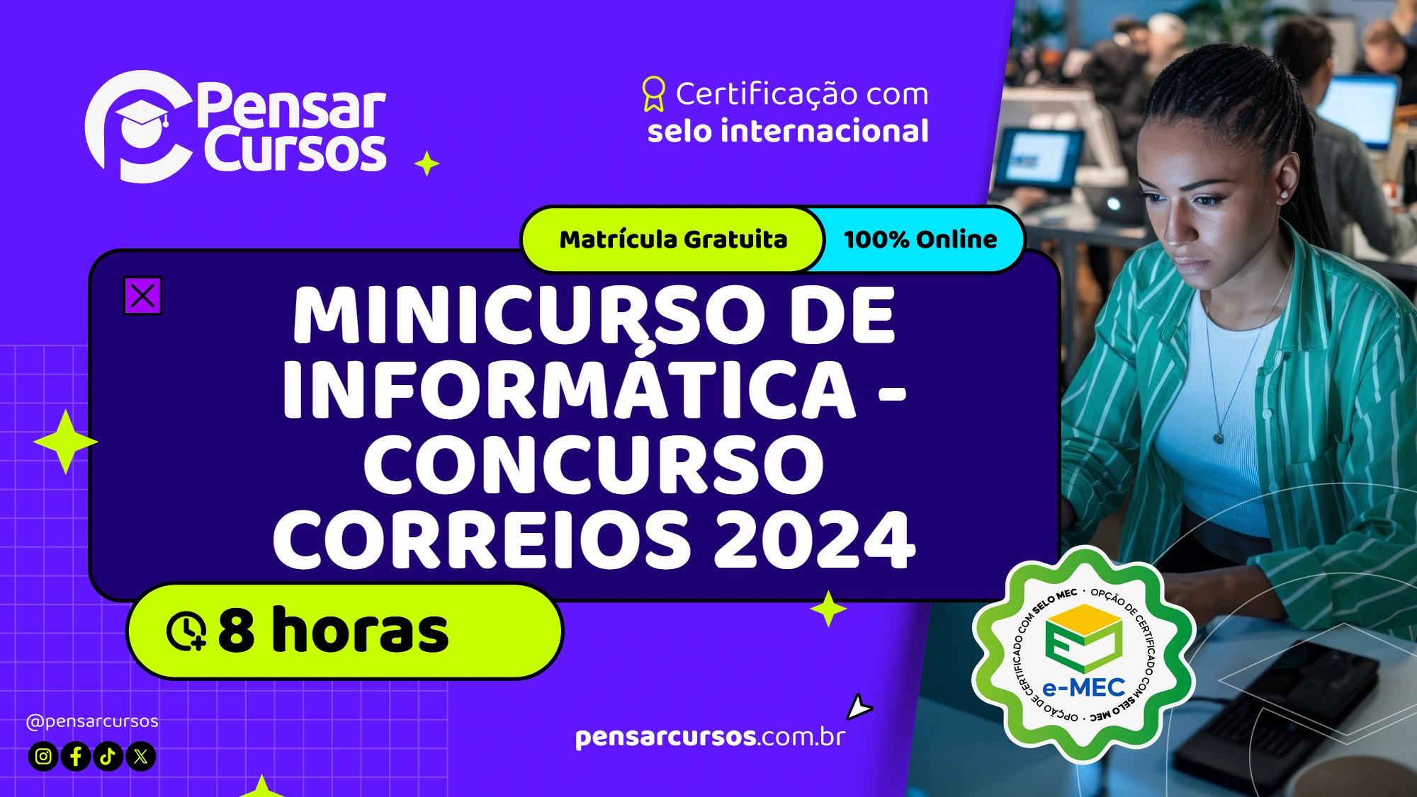 Minicurso de Informática  - Concurso Correios 2024