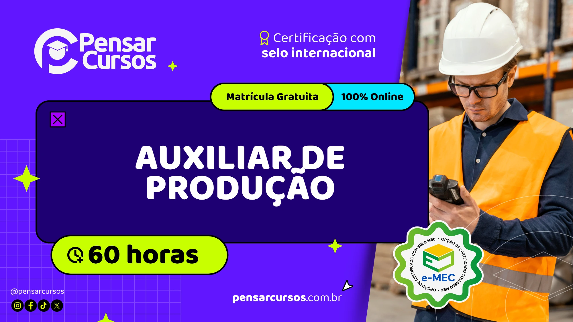  Auxiliar de Produção