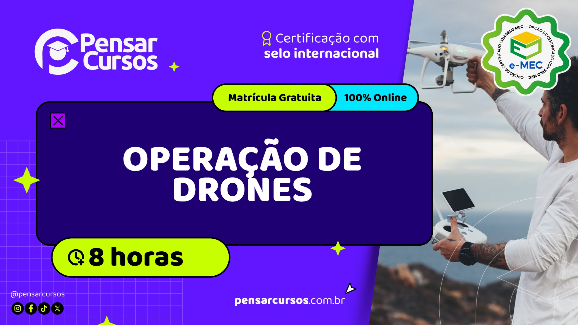 Minicurso Operação de Drones 