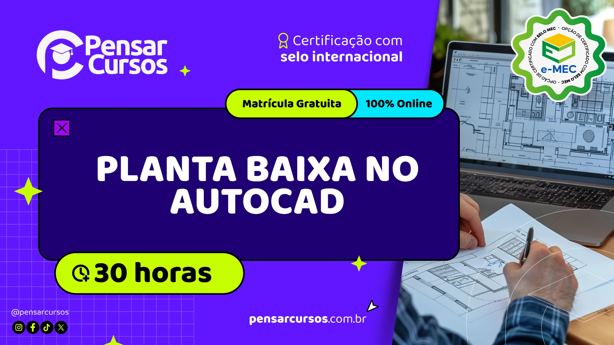 Planta Baixa no AutoCAD 