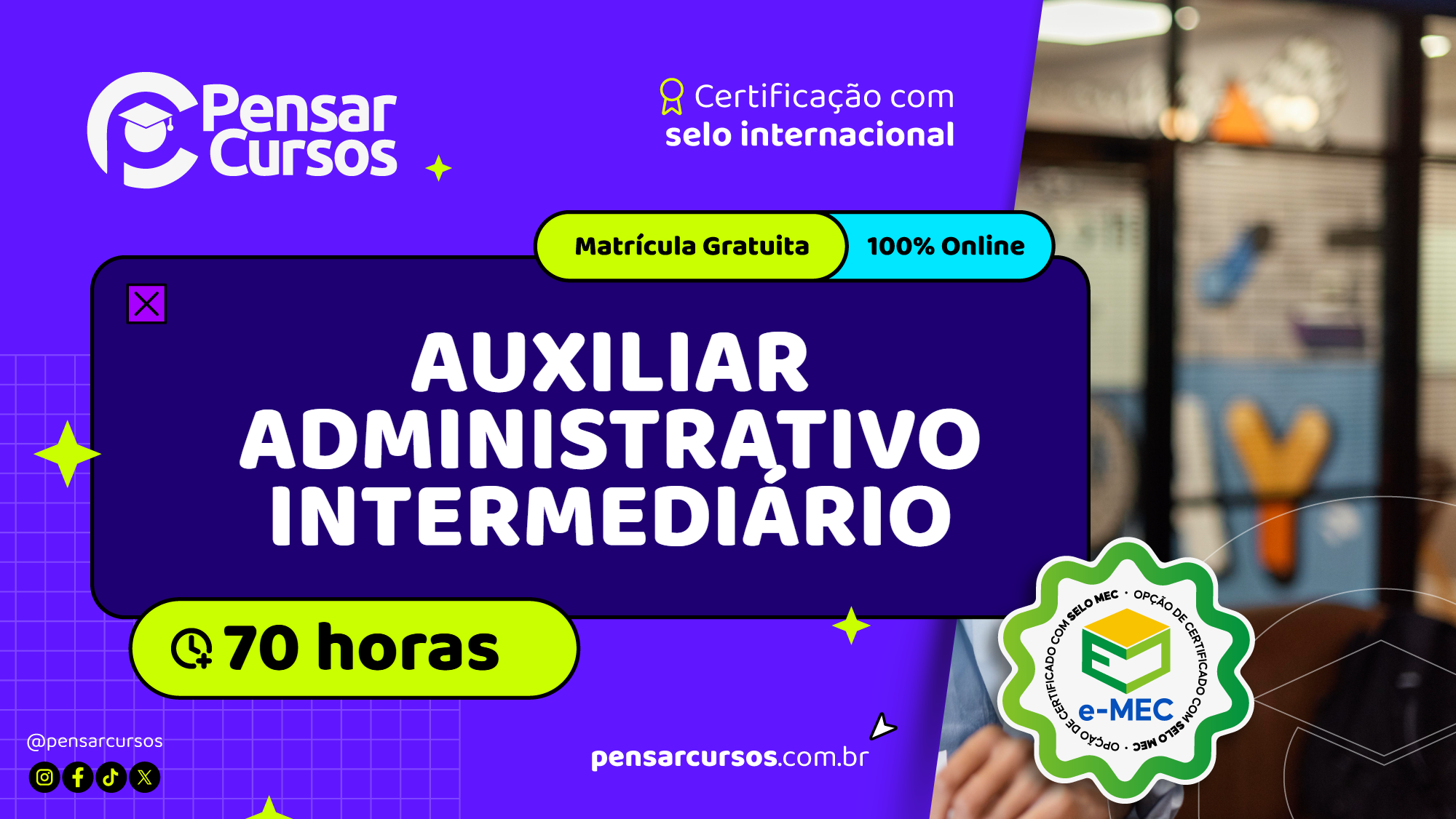 Auxiliar Administrativo Intermediário