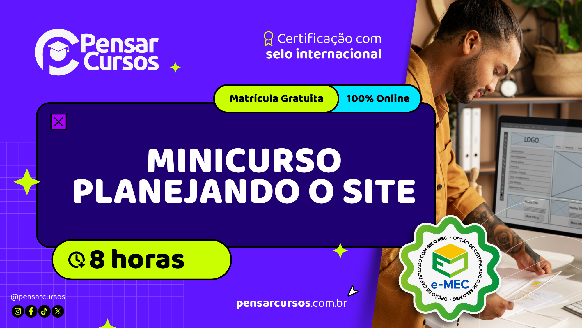 Minicurso Planejando o Site