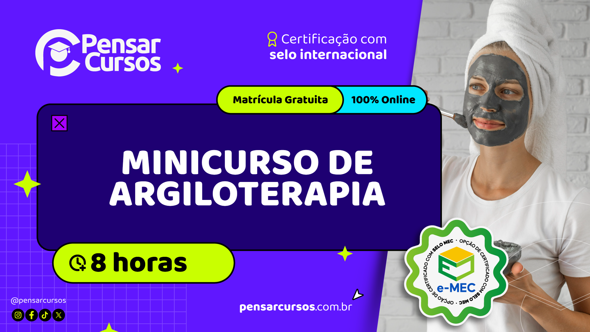 Minicurso de Argiloterapia
