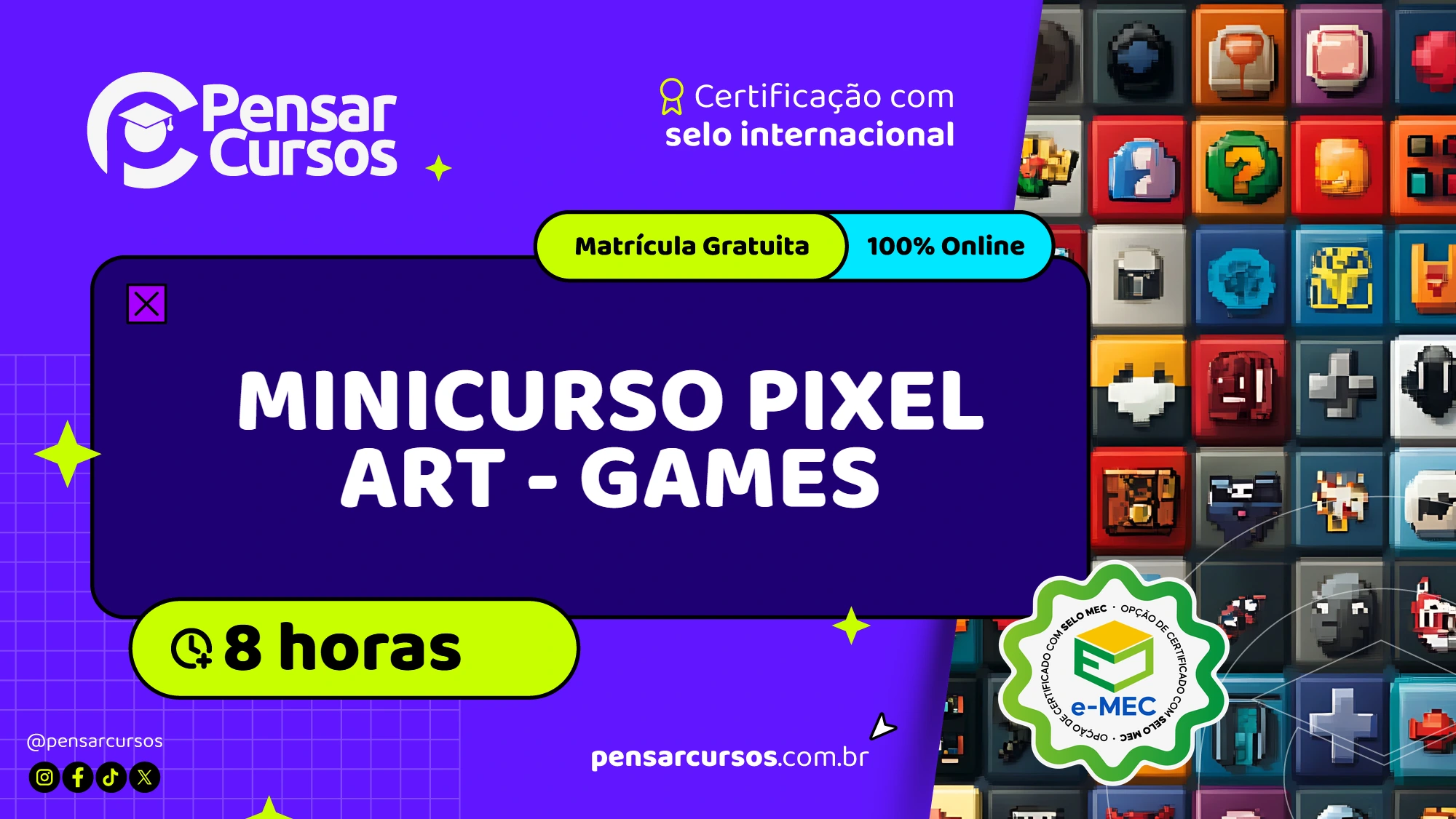 Minicurso Pixel Art - Games 