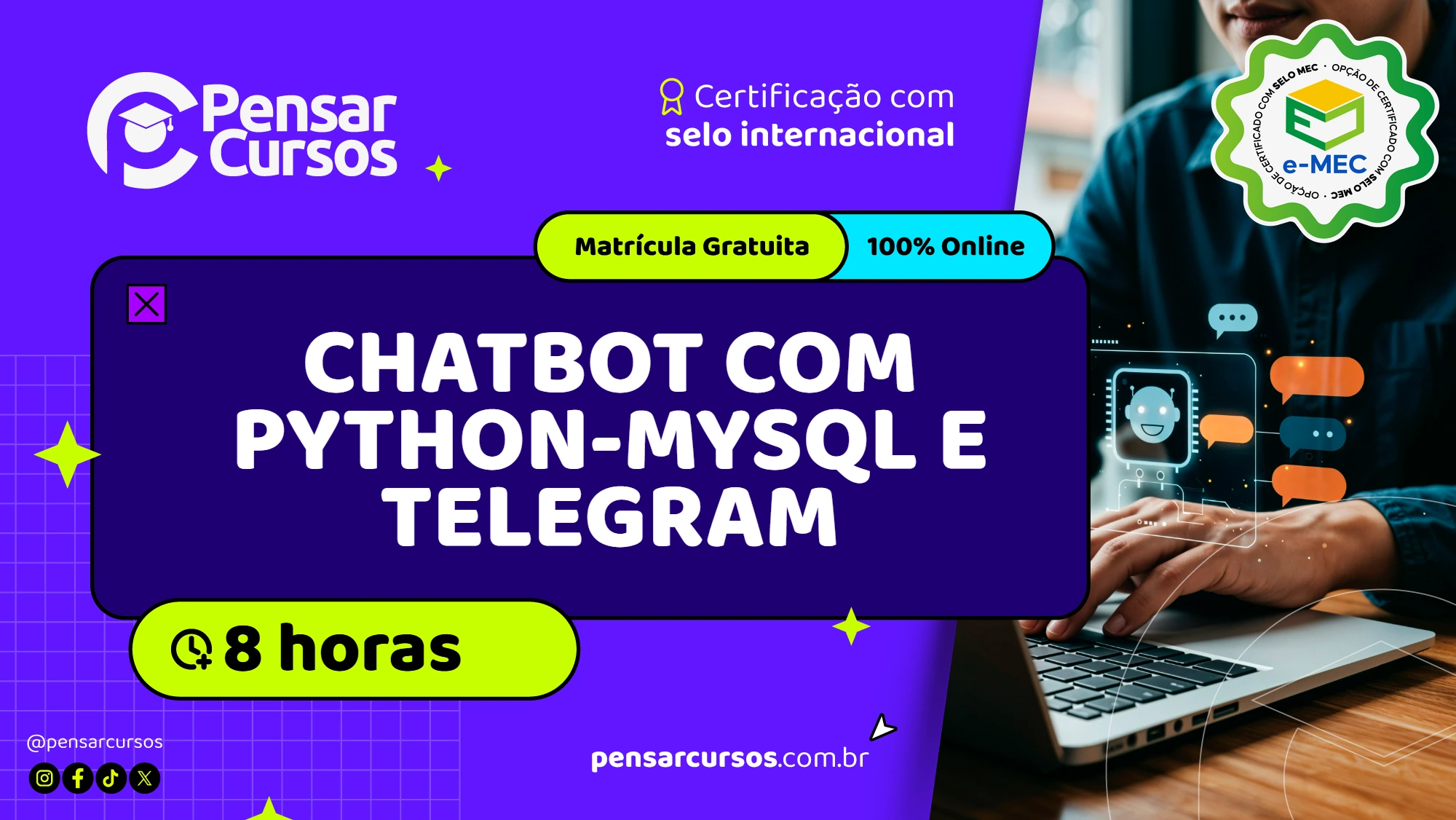Minicurso ChatBot com Python-MySQL e Telegram 