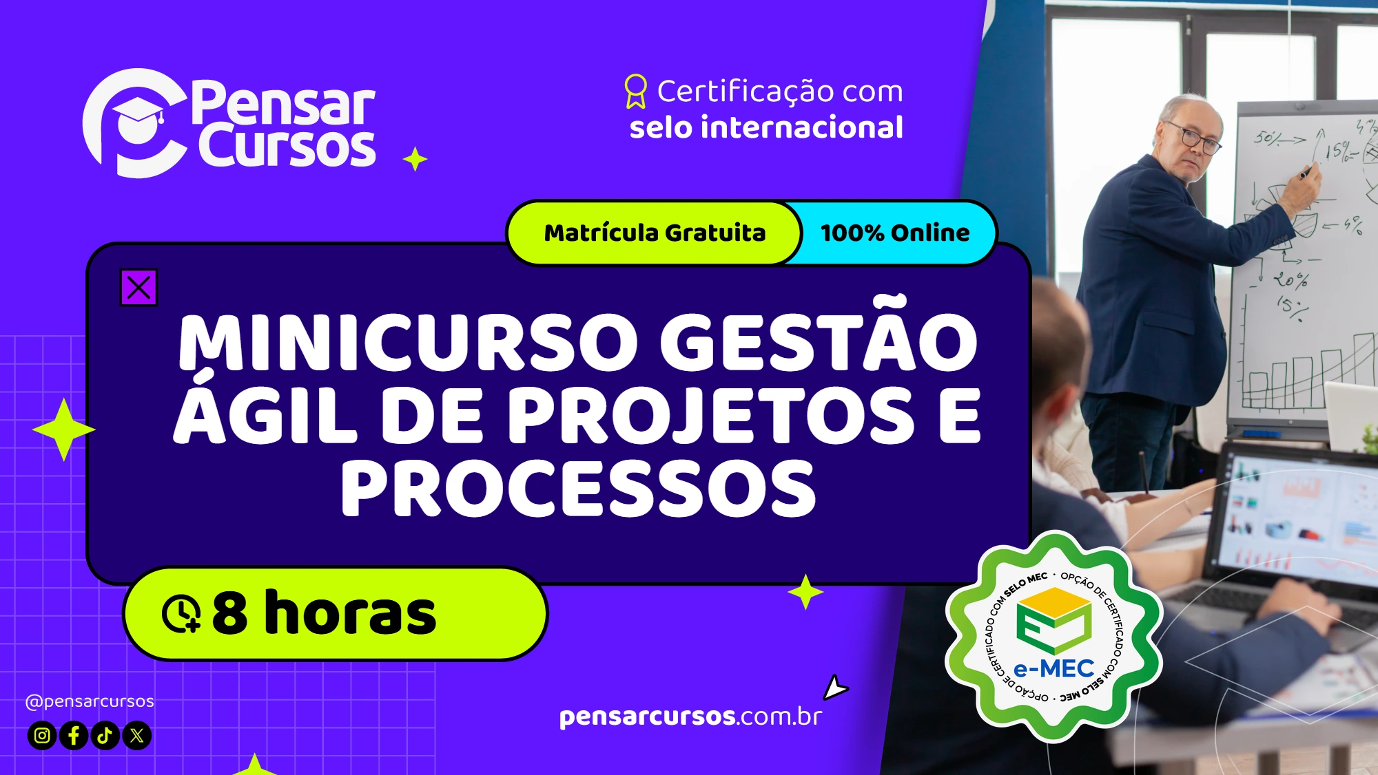 Minicurso Gestão Ágil de Projetos e Processos
