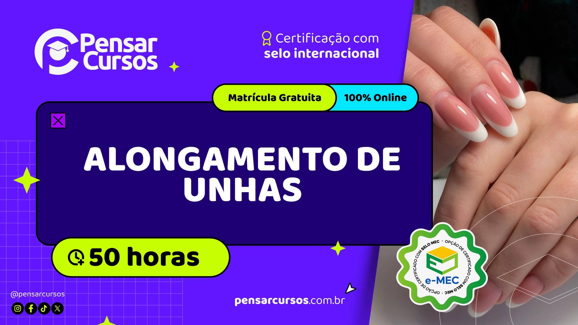 Alongamento de Unhas