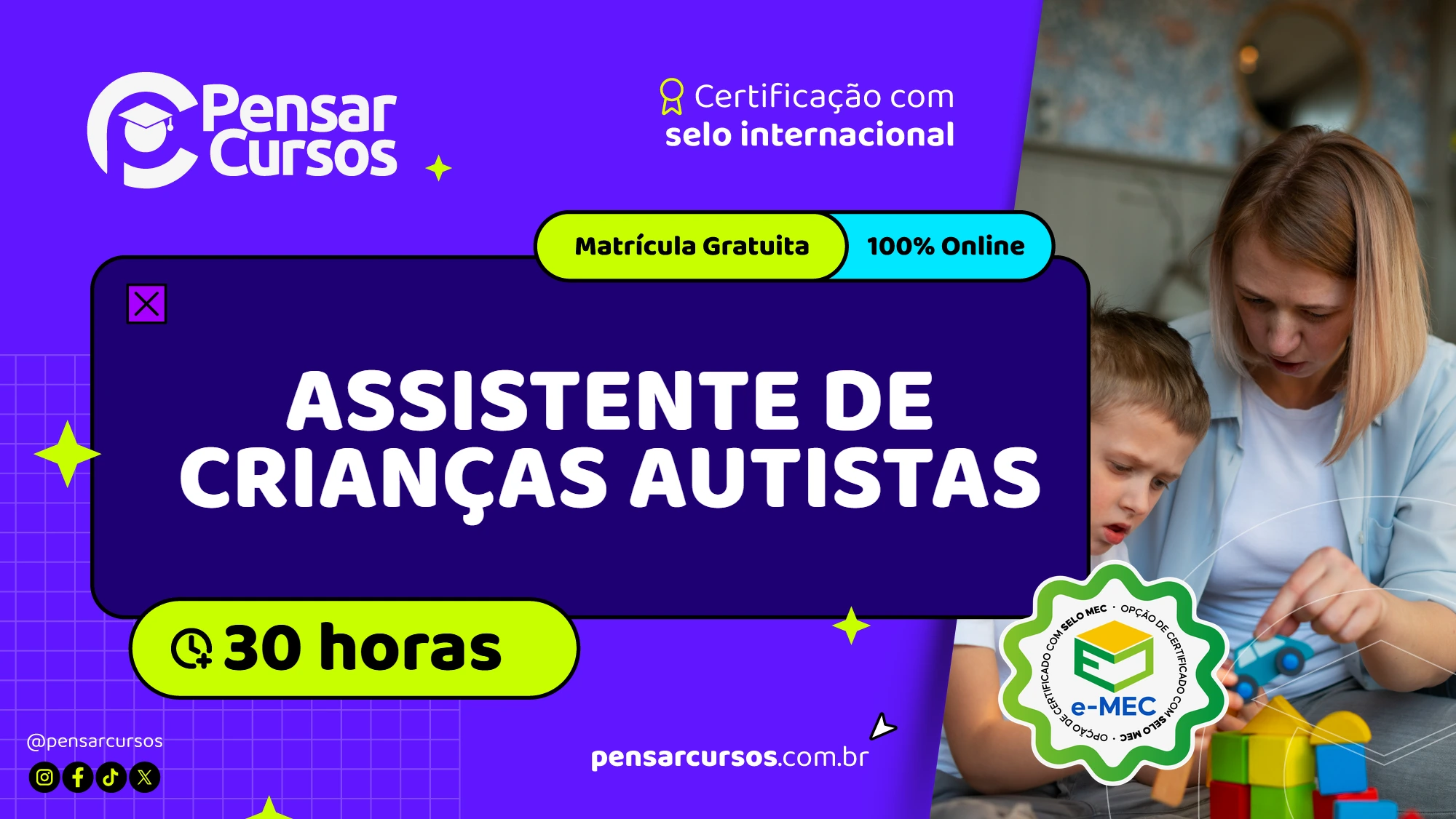 Assistente de Crianças Autistas