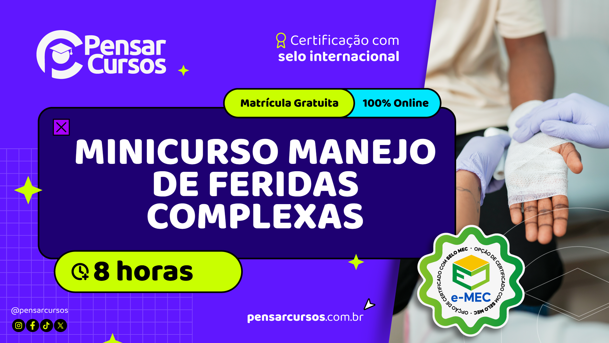 Minicurso Manejo de Feridas Complexas