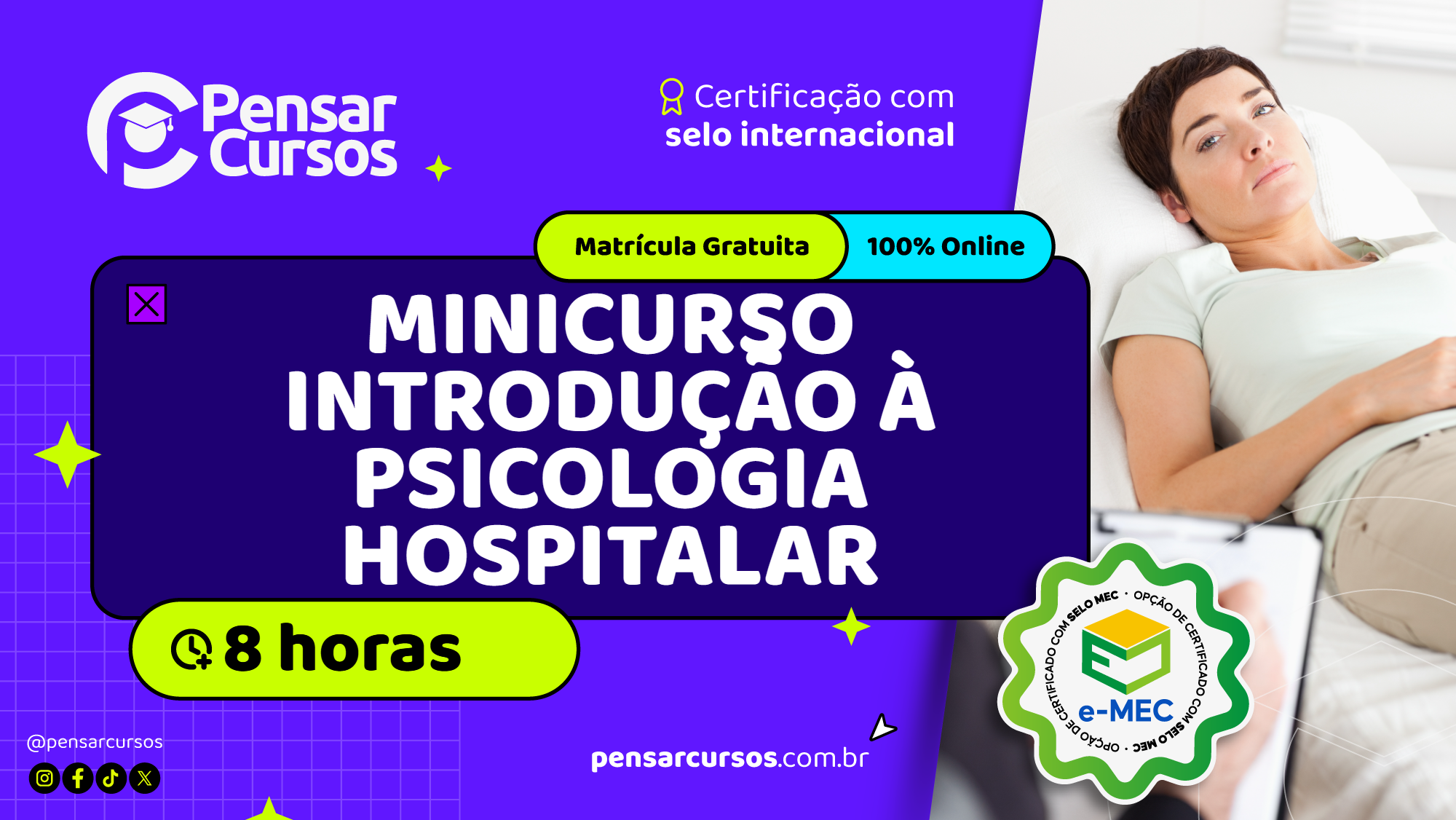 Minicurso Introdução à Psicologia Hospitalar