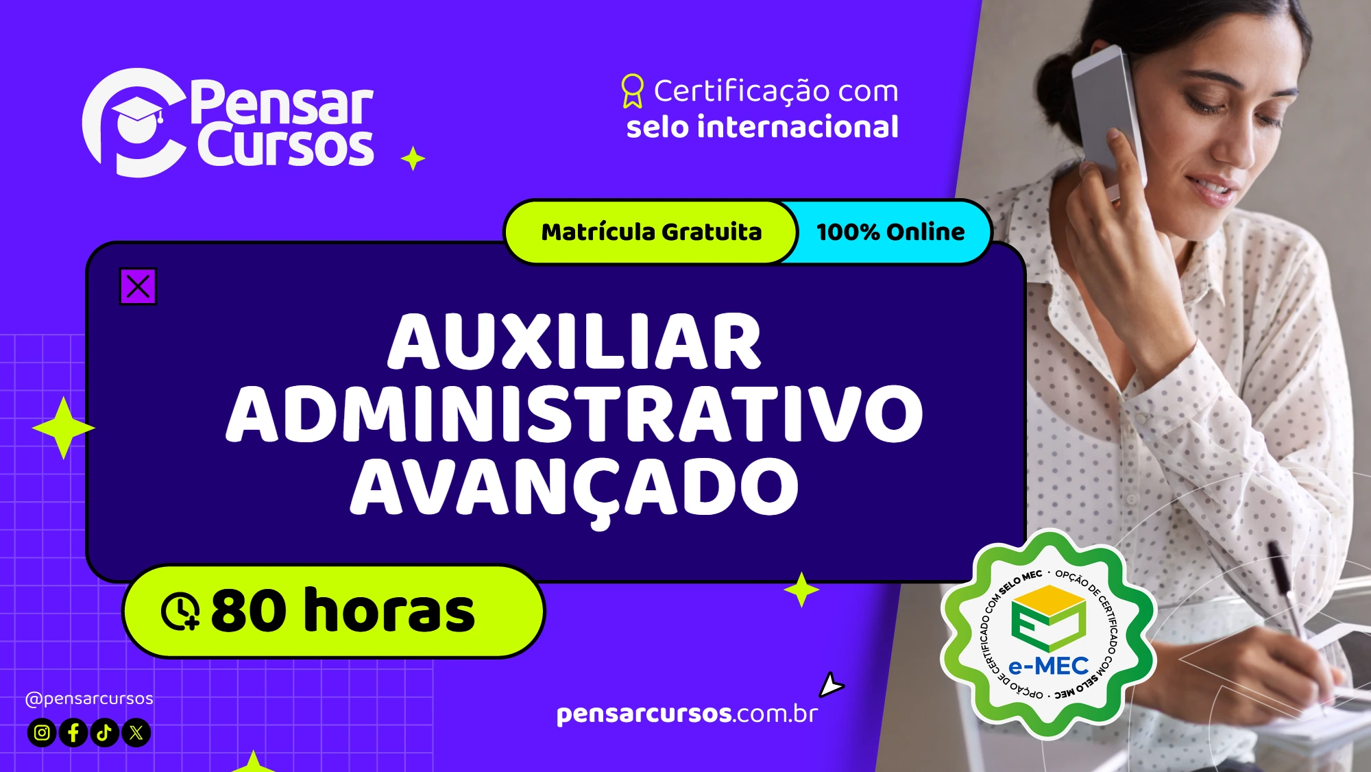 Auxiliar Administrativo Avançado