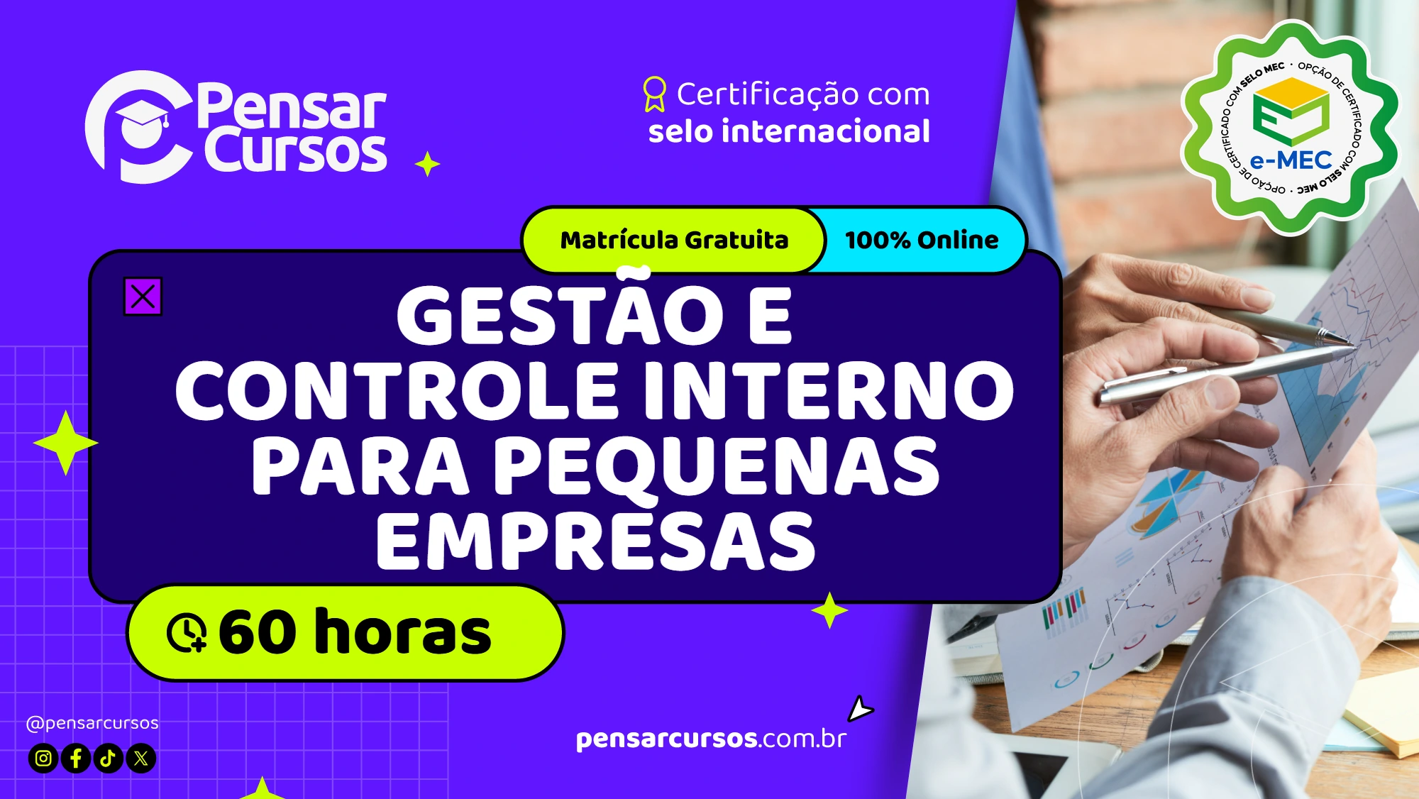 Gestão e Controle Interno para Pequenas Empresas