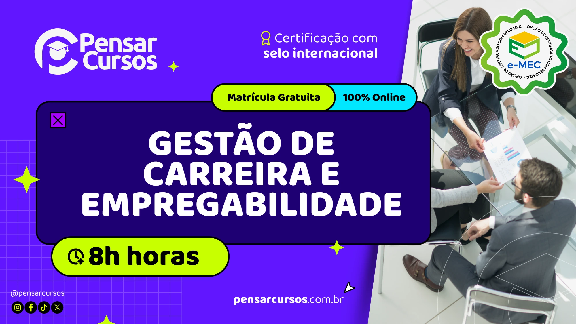 Minicurso Gestão de Carreira e Empregabilidade