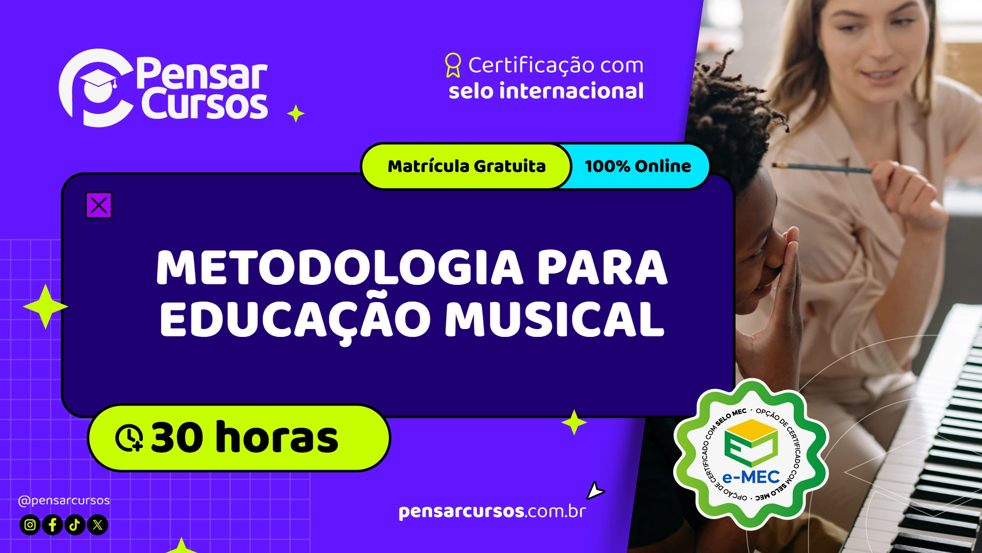 Metodologia para Educação Musical